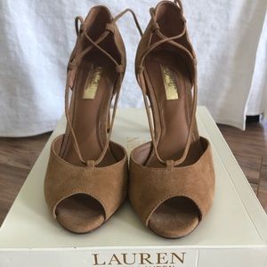 Ralph Lauren Suede Heels